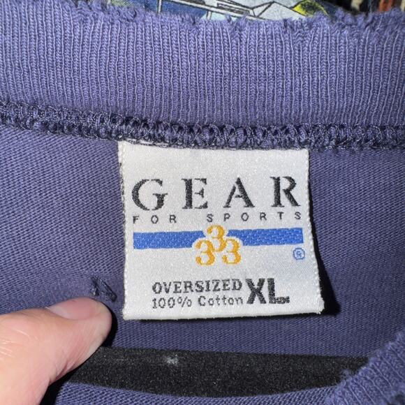 Vintage 90s Universal Studios Volcano Bay Distressed And Faded Shirt Size Xl - Picture 4 of 9